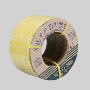 포장밴드 PP 자동 15mm 8kg 황색 길이950M벤딩 밴딩