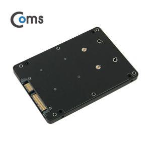 Coms SATA 컨버터(Msata to SATA) 케이스형 Black