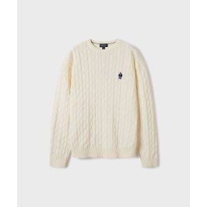 WHO.A.U 후아유 Steve Cable Sweater(M) / WHKAF1102M 521736