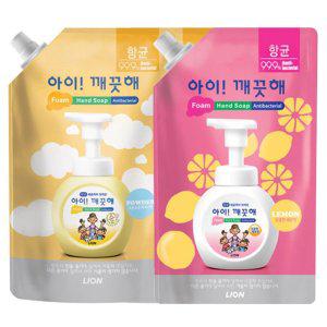 CJ라이온 아이깨끗해 핸드워시 리필 600ml (순)