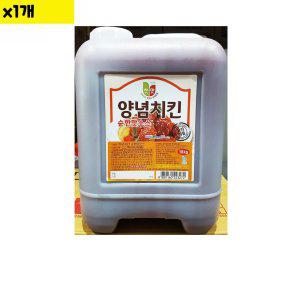 청우식품 식자재 유통 도매 순한맛 치킨소스 청우 10Kg 1개