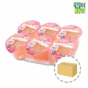 썬라이트 복숭아맛 푸딩젤리 180ml 1BOX (48개입)