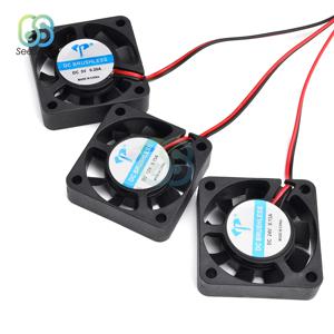 4010 5V 및 12V 및 24V 냉각 터보 팬 브러시리스 3D 프린터 부품 압출기 DC 쿨러 송풍기 부품 용 2Pin 검정색 플라스틱 팬