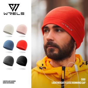 WRELS 겨울 열 러닝 스포츠 모자 남성용 소프트 방풍 비니 모자 하이킹 사이클링 스노우 보드 스키 따뜻한 야외 스포츠 모자