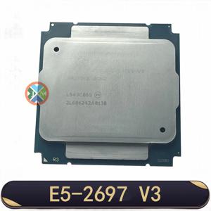 제온 E5 2697V3 E5 2697 V3 프로세서, 14 코어, 2.60GHz, 35MB, 22nm, LGA 2011-3 TDP, 145W CPU