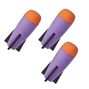 Nerf Mega Missile Fortnite Blaster 장난감 총과 호환되는 로켓 리필 다트, 거품 총알 장난감, 어린이 소년 야외 게임, 3PCs