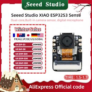 Seeed Studio XIAO ESP32 S3 Sense-seeeduino Xiao ESP32s3 Sense, OV2640 카메라 센서, 2.4GHz Wi-Fi,BLE 5.0, 마이크, 8MB