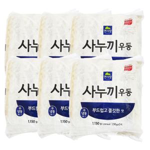 면사랑 사누끼우동 전문점용(230g X 5개) 1150g 6개