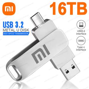 샤오미 USB 3.0 플래시 드라이브, 고속 펜 드라이브, 휴대용 SSD, 노트북 컴퓨터용, C타입, 8TB, 1TB, 2TB, 16TB