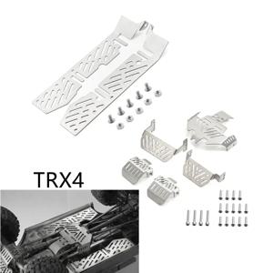 TRX-4 스포츠카용 1/10 RC 섀시 아머 세트, 스테인레스 스틸 스키드 플레이트, Traxxas TRX4 스포츠 바디 디펜더용, 7 개