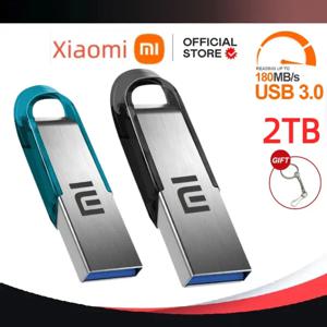 샤오미 USB 플래시 드라이브 펜 드라이브, 1TB 메모리 방수 U 디스크, 고속 USB 3.0 데이터 변속기 금속 USB 플래시 드라이브, 2TB