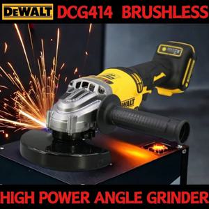 DEWALT 브러시리스 연삭기 전동 공구, 충전식 무선 드릴 공구, 18V 연마기, 125mm, 150mm, 100mm, DCG414