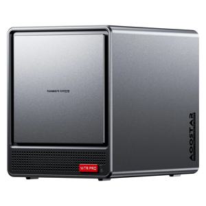 AOOSTAR 미니 PC, 4 베이 나스 WTR 프로, AMD 라이젠 7 5825u, 2.5/3.5 인치 HDD * 4, NVME SSD * 1 지원