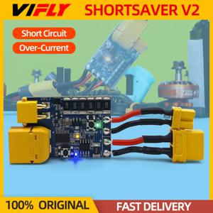 FPV 레이싱용 VIFLY ShortSaver 2 V2 스모크 스토퍼 전자 퓨즈, 2-6S Lipo XT30 TX60 단락 및 과전류