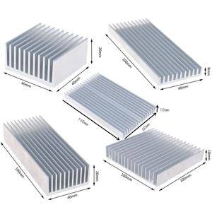 알루미늄 합금 방열판 냉각 패드, Hh 전원 LED IC 칩 쿨러 라디에이터 방열판, 5 가지 크기