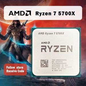 AMD Ryzen 7 5700X R7 5700X 3.4GHz 8 코어 16 스레드 PCIE4.0 65W CPU 프로세서, 7NM L3 = 32M 100-000000926 LGA AM4, 선풍기 없음