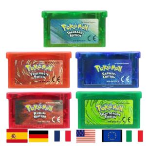 GBA/NDS 비디오 게임 카트리지, 32 비트 콘솔 카드, 포켓몬, 에메랄드, 루비, 그린 사파이어