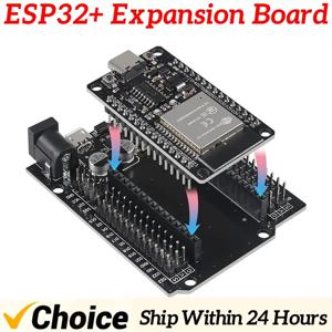 ESP32 개발 보드, 와이파이 + 블루투스, 초저전력 듀얼 코어 ESP32-DevKitC-32 ESP-WROOM-32 확장 보드, CH340C