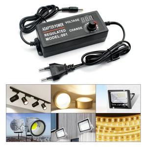 AC 조정 가능한 전원 공급 장치, 3V-24V 3A AC DC, 9 플러그 연결 범용 어댑터, AC to DC 220V 110V to 3V 24V 9W 72W