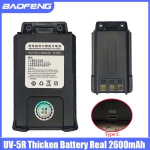 BAOFENG 워키토키용 리튬 이온 배터리, UV-5R 배터리 BL-5, 지지대 충전, UV5R UV5RA UV5RT UV5RE F8 +, 1800 mAh, 3000 mAh, 3800mAh