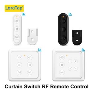 LoraTap RF 868Mhz 커튼 롤러 셔터 블라인드 스위치 용 1,2,4 채널 휴대용 및 장착형 원격 제어