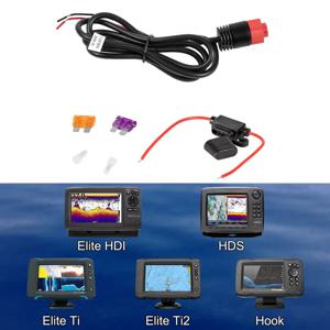 000-14041-001 HDS/엘리트/후크 전원 케이블 교체, 3 피트, 2 와이어 전원, Lowrance HDS, Elite FS/Ti2, 후크, 마크에만 적합