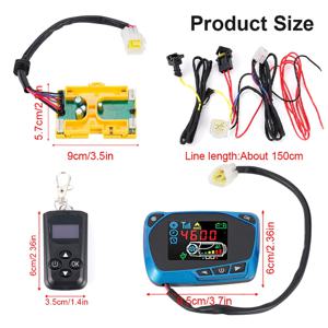 LCD 모니터 스위치 컨트롤패널 원격 보드 마더보드, 양방향 원격, 12V, 24V, 3KW, 5KW 공기 디젤 히터