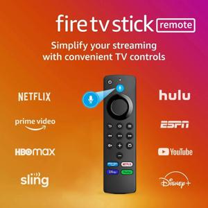 Fire TV 스틱 호환 음성 교체 리모컨, 2 세대, 3 세대, 4k Fire TV, 아마존 Fire TV용, L5B83G