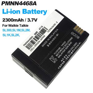 PMNN4468A 워키토키 리튬 이온 배터리, 2300mAh 3.7V, SL300, SL1M, SL2M, SL1K, SL2K, 양방향 라디오 교체 배터리