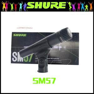 SHURE SM57 전설적인 다이나믹 마이크, 전문 유선 핸드헬드 카디오이드 가라오케 마이크, 무대 스튜디오 녹음