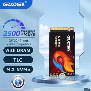 GUDGA 노트북 데스크탑 게임용 내장 솔리드 스테이트 드라이브, M2 NVME SSD, DRAM PCIe3.0 방열판 포함, 28GB, 256GB, 512GB, M.2 2280 2242