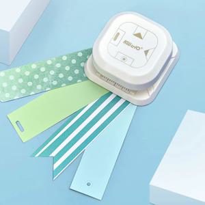 스크랩북 카드용 태그 펀치 코너 라운더 커터, 종이 라벨 펀치, DIY 종이 카드 사진 카드 제작 용품, 4 in 1