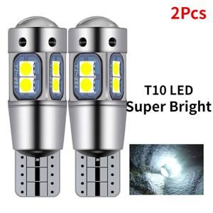 슈퍼 브라이트 168 192 LED 테일 라이트, 자동차 LED 자동 램프, CANBUS 오류 없음, 자동차 마커 주차 전구, T10 W5W, 화이트 3030, 10SMD, 12V, 2 개