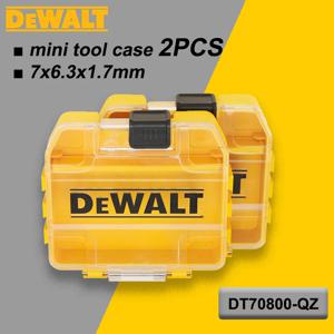 DEWALT 오리지널 미니 터프 케이스 벌크 도구 상자, 2 개, 7x6.3x1.7mm DT70800-QZ