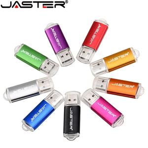 JASTER 커스텀 로고 펜드라이브, 미니 USB 플래시 드라이브, 무료 키 체인, USB 스틱, 비즈니스 선물, U 디스크, 4GB, 8GB, 16GB, 32GB, 이별 선물