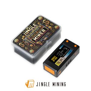 Jingle Mining Jingleminer - BTC 솔로 미니 복권 채굴기 JST-GH, 1.25mm 2 핀, 75.34Kh/s 빠른 배송 재고