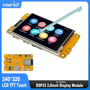 LCD TFT 터치 스크린 디스플레이 모듈, 2.8 인치 디스플레이, 와이파이 BLE 보드 ESP32-2432S028R, 아두이노용 ILI9341 드라이브, ESP32, 240*320, 2.8 인치