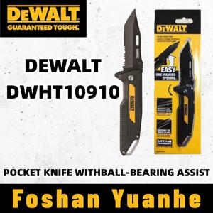 DEWALT 볼 베어링 보조 포켓 나이프, 접이식 휴대용 절단 트리밍 수공구, DWHT10910