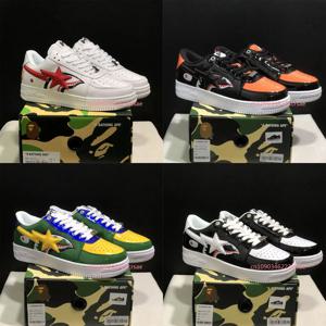 Eur36-46 Bape Sta 남녀공용 상어 미끄럼 방지 WGM 스케이트보드 신발, 야외 캐주얼 스포츠, 빅 46 사이즈 워킹 스니커즈