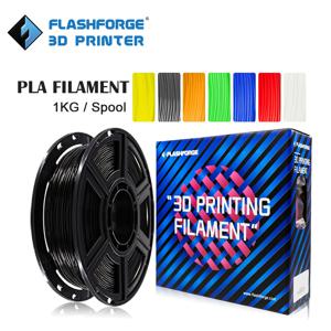 Flashforge-PLA 3D 프린터 필라멘트 1.75mm 1KG, 스풀 플라스틱 3D 펜 인쇄 재료 색상 변경 레인보우 블랙 화이트 색상