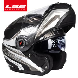 Capacete LS2 FF370 플립 업 오토바이 헬멧, LS2 듀얼 렌즈 모듈 헬멧, 선바이저 포함, 카스코 모토