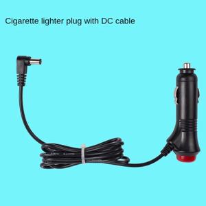 전기 개 GPS 레이더용 담배 라이터 전원 어댑터, 스위치 포함, DC 12V, 24V, DC2.1, 3.5mm 플러그, 1/3 미터 케이블