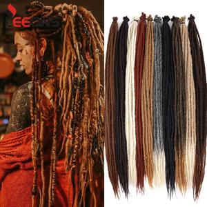 레게 Dreadlocks 합성 Braiding 헤어 피스 부드러운 피부 친화적 인 크로 셰 뜨개질 머리 Knotless Braiding Hair Extension Exotica Nu Locs