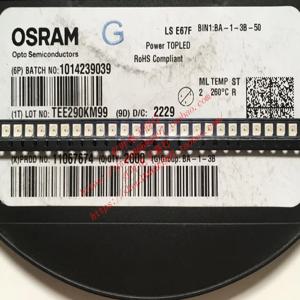 OSRAM LSE67F 패치 3528, 빨간색 발광 튜브, 수입 LED 램프 구슬, 4 다리 공통 Yin, 633nm, 100 개