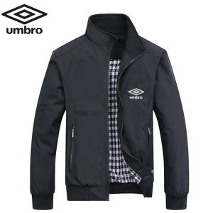 자수 Umbro 용수철 가을 캐주얼 단색 패션, 슬림핏 폭탄 재킷, 야구 재킷, 남성용 재킷 M-6XL