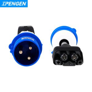 IPENGEN 테슬라 모델 3 핀 CEE 어댑터, 테슬라 모델 X S Y Gen 2 Ev 충전기, 익스텐션 코드 커넥터, 240V 콘센트, 32A, 10 in