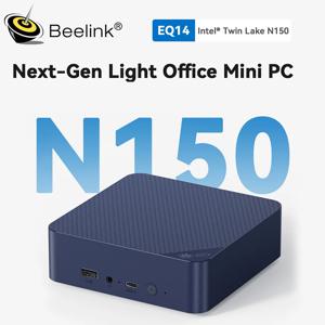 Beelink EQ14 인텔 트윈 Lake-N150 맥스 터보 3.6GHz, DDR4 3200MHz 데스크탑 사무실 컴퓨터 VS 미니 S12 프로 N100 GK3V T8 프로 N200