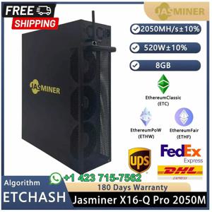 JM Buy PSU 포함 재스마이너 X16-q, 1950M, 620W, 8G 메모리, 와이파이 등, ZIL OCTA, ETHF 채굴기, 4 개 무료 증정