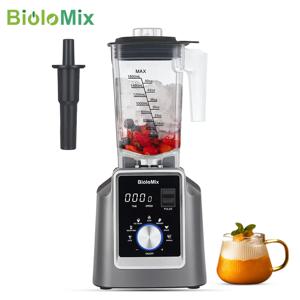 Biolomix-디지털 BPA 프리 2L 자동 프로그램 전문 상업용 블렌더 믹서 쥬서, 푸드 프로세서, 아이스 스무디