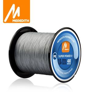 MEREDITH 꼰 PE 낚싯줄, 멀티 필라멘트 부드러운 낚싯줄, 낚시 미끼, 4 가닥, 300m, 15-80LB